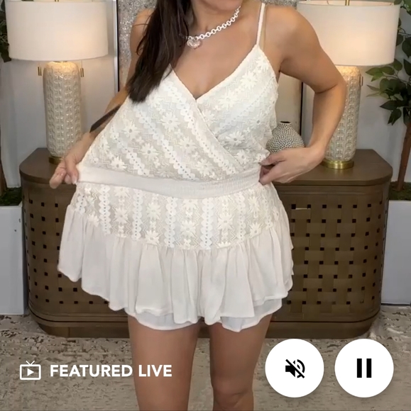 Petal Dew Lace Romper purchased from Alexa Rae - Picture 8 of 8